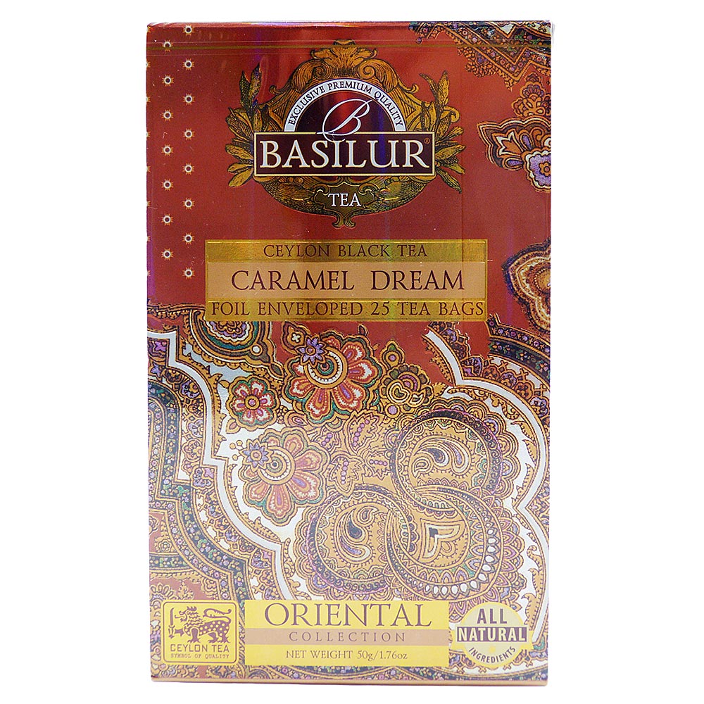 Chá Preto Oriental Sonho de Caramelo 50g Basilur
