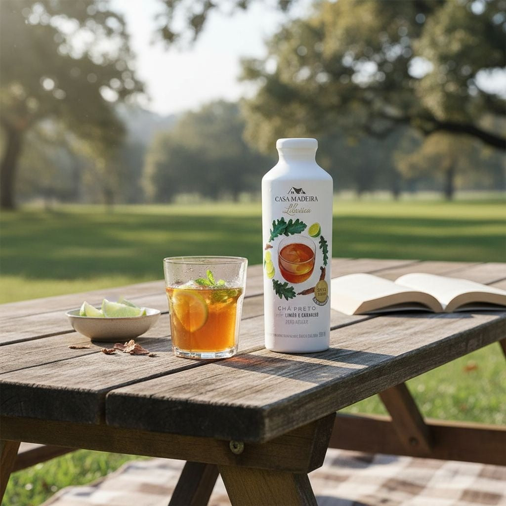 Chá Preto com Carvalho e Limão 500ml Casa Madeira