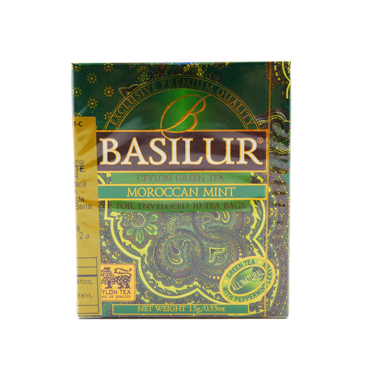 Chá Verde de Hortelã Marroquina 15g Basilur