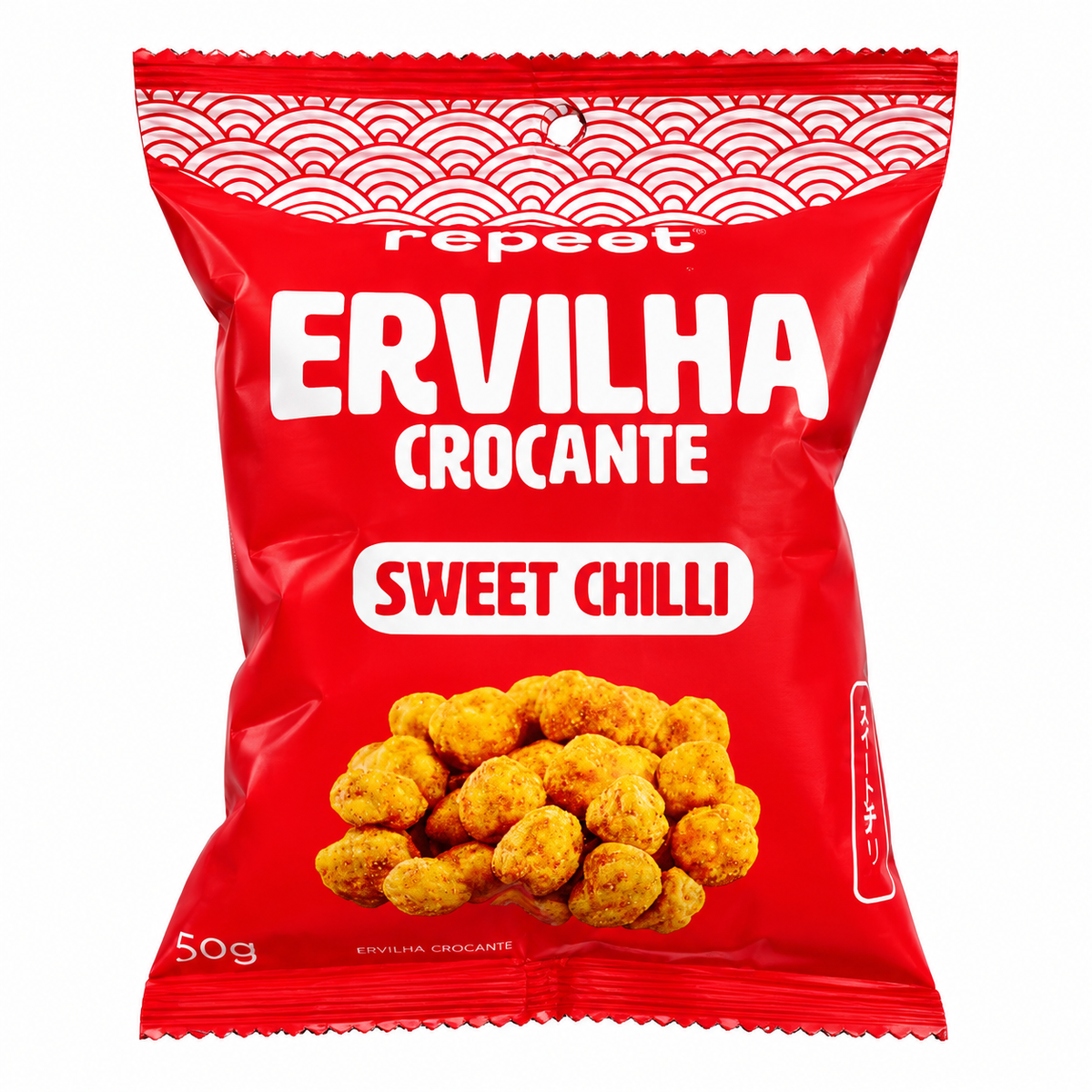 SNACK DE ERVILHA SWEET CHILLI 50G REPEAT