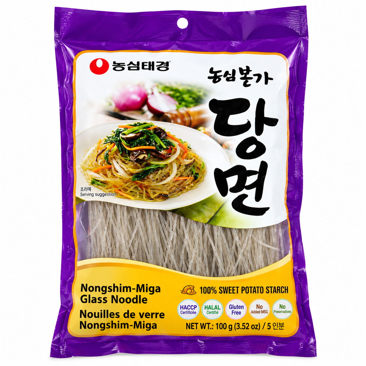MACARRAO DE BATATA DOCE HARUSAME 100G NONGSHIM