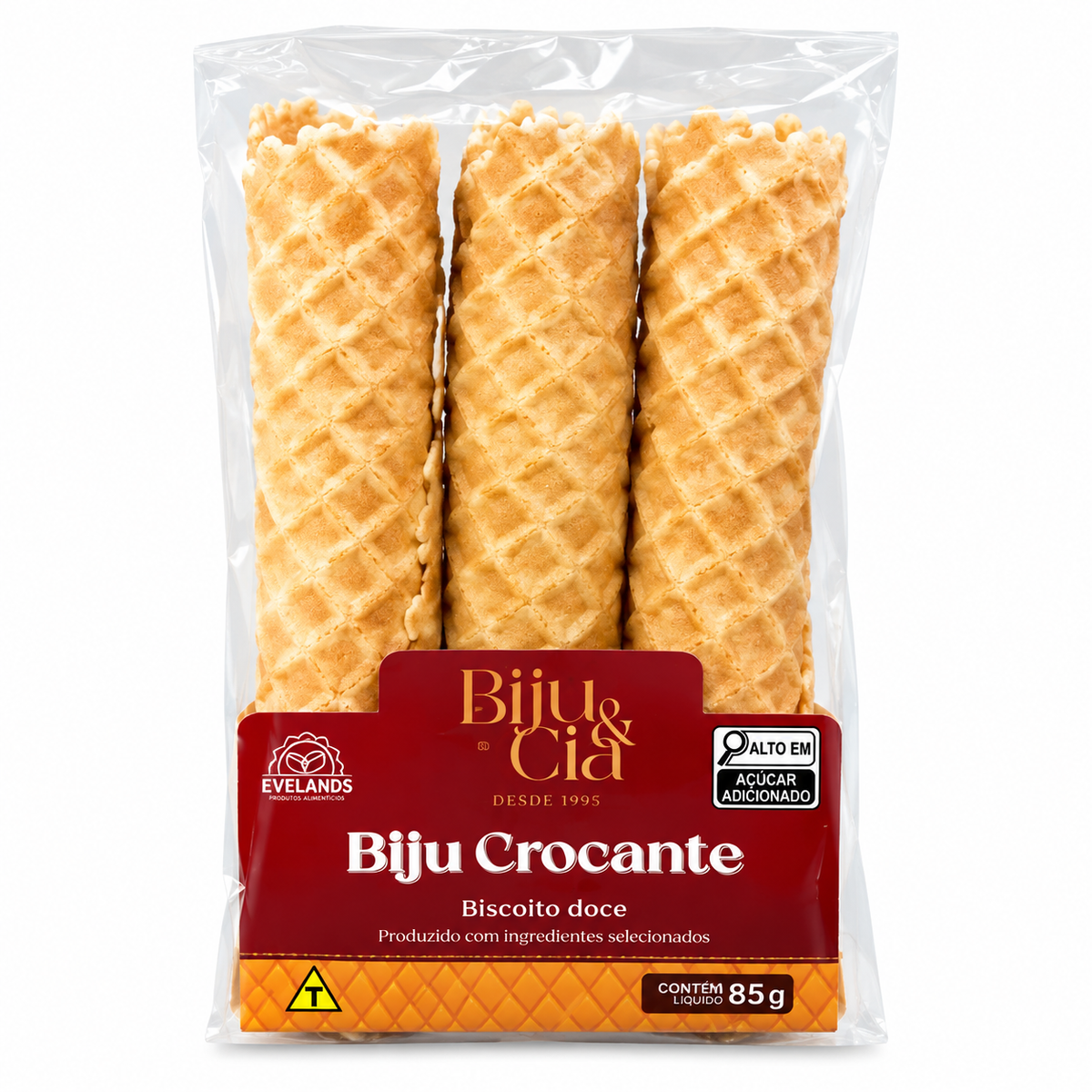 BISCOITO BIJU CROCANTE 85G BIJU & CIA