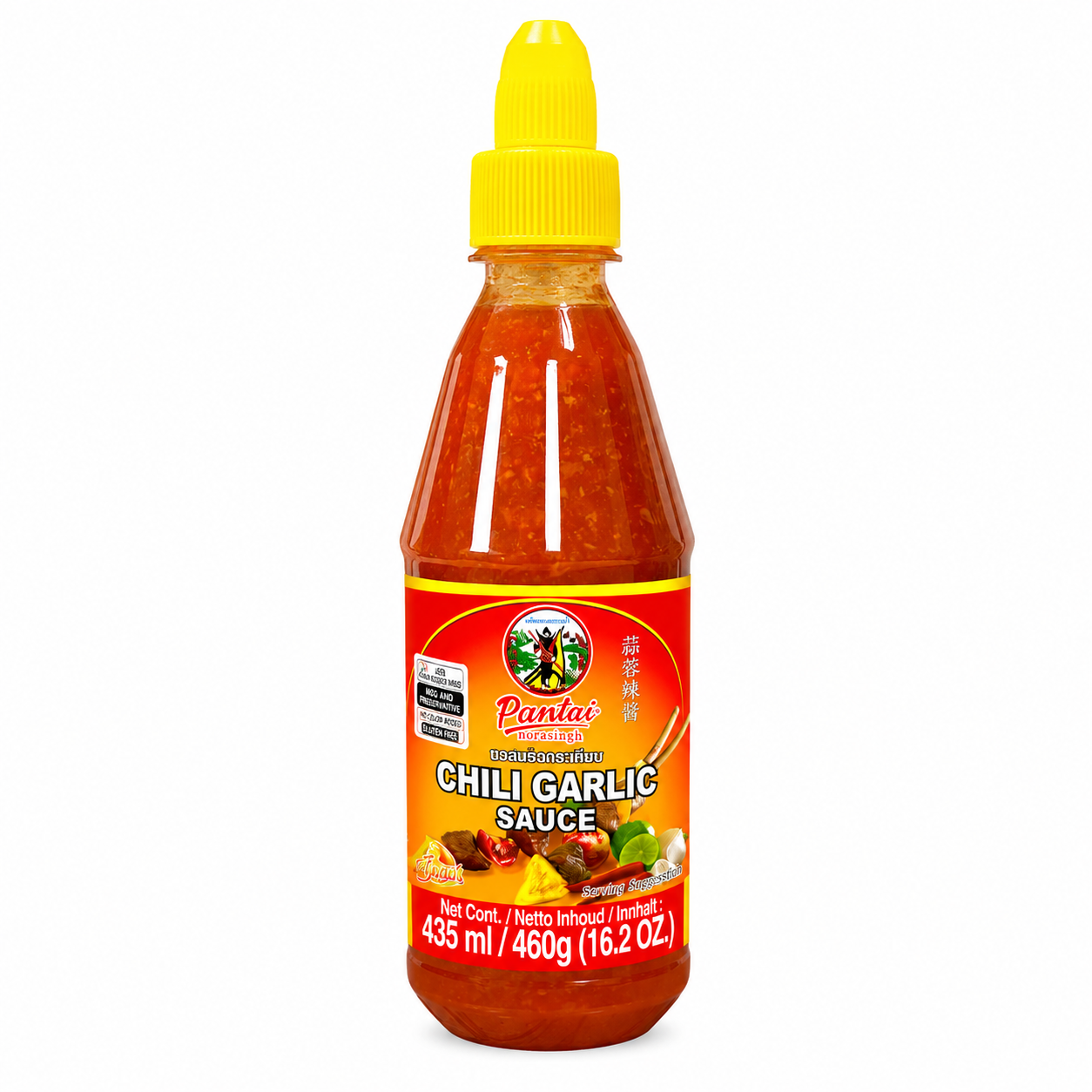 Molho de pimenta com alho 435ml Pantai