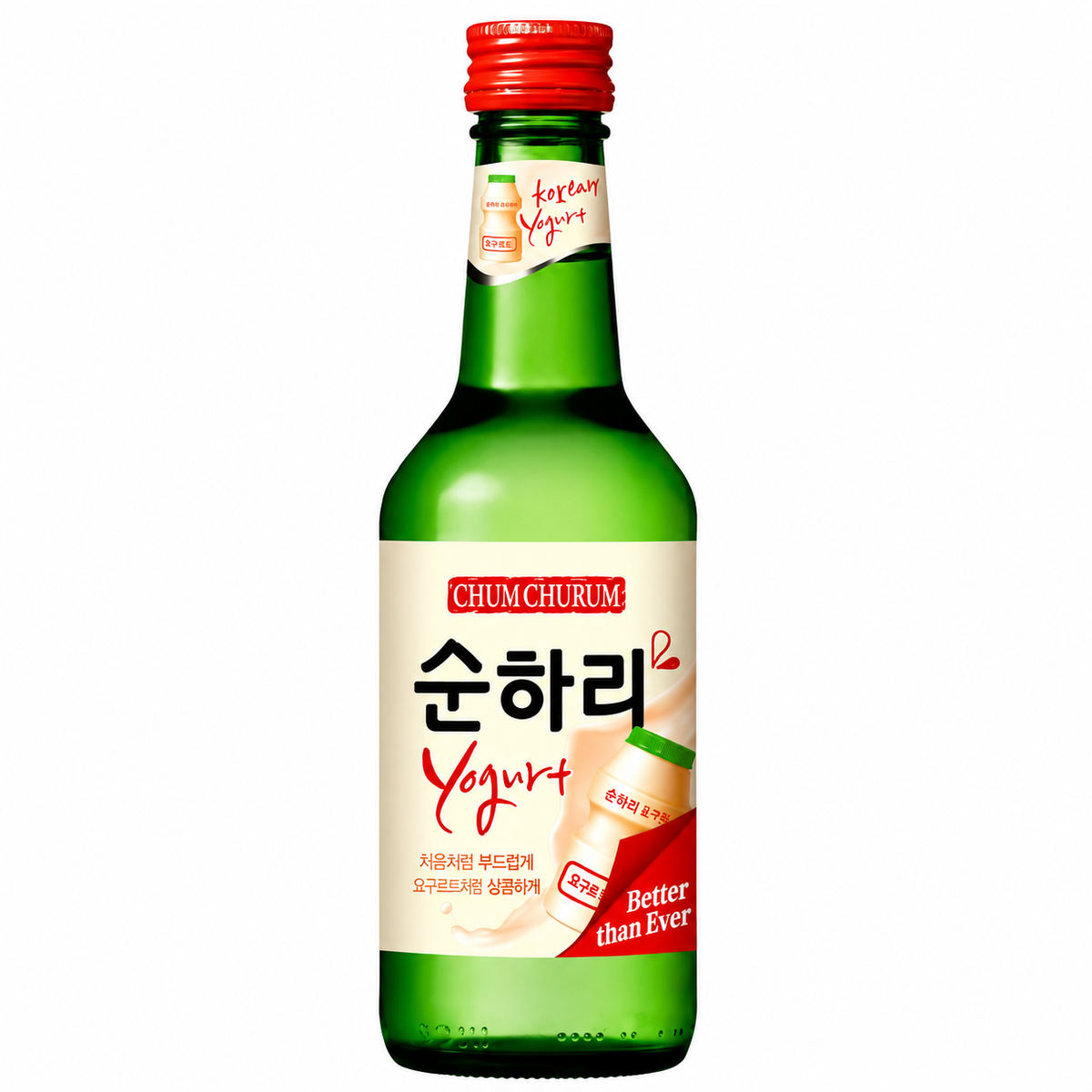 Bebida Coreana Soju Chum Churum Yogurt 360ml - Lotte