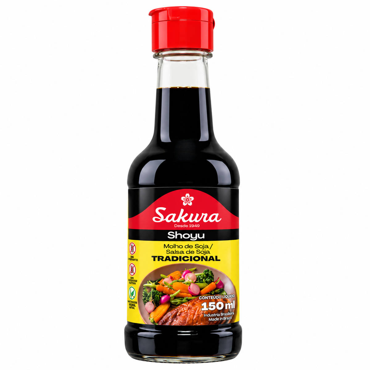 Molho de Soja Shoyu Tradicional 150ml - Sakura