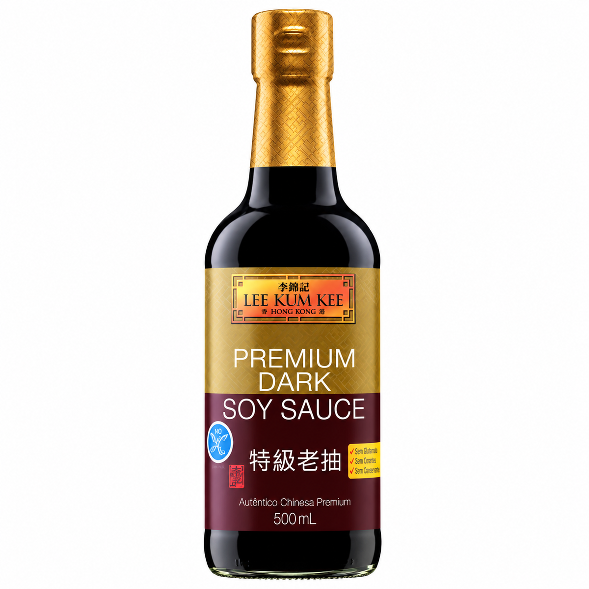 Molho de Soja Premium Escuro Lee Kum Kee 500ml