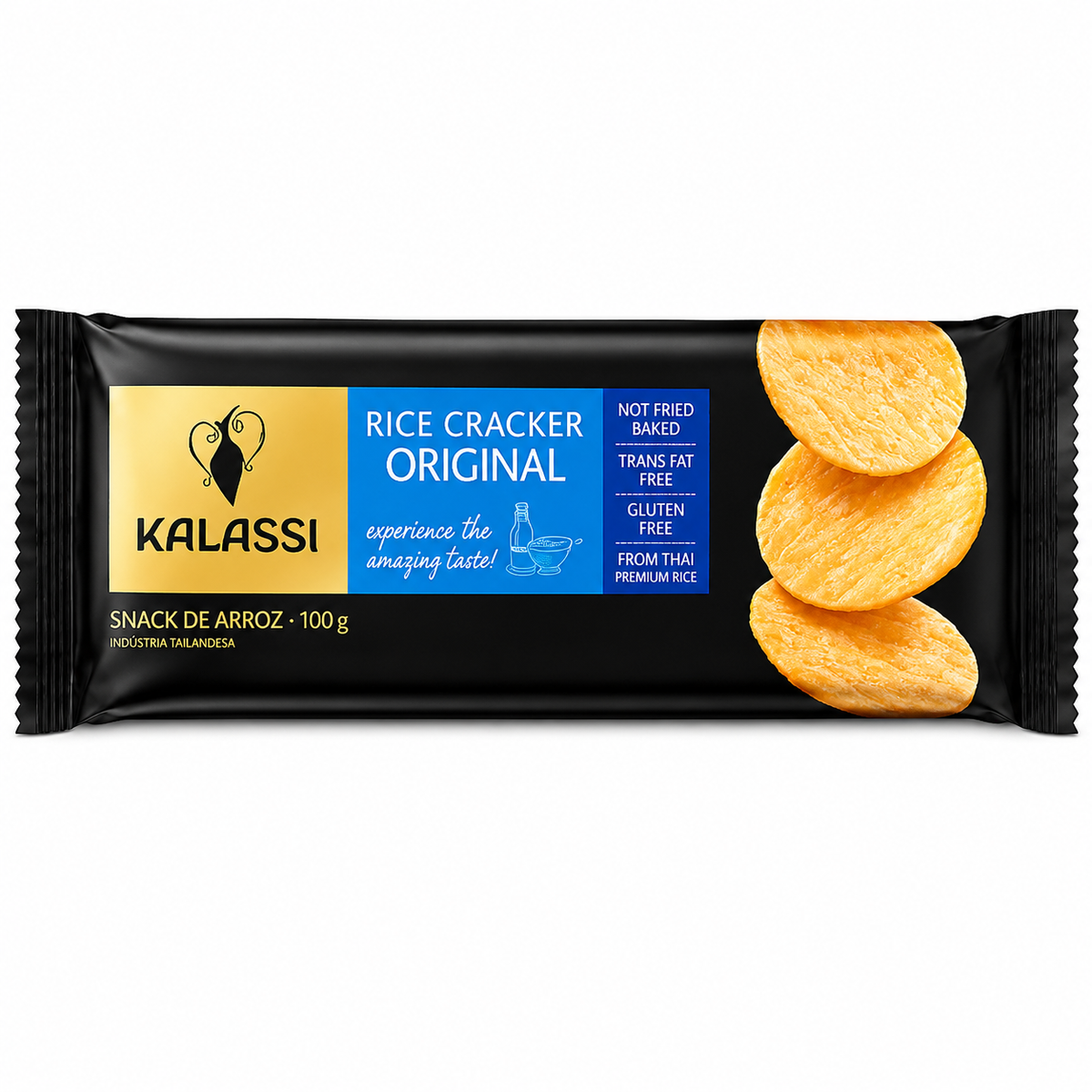 Snack de Arroz Original 100g - Kalassi