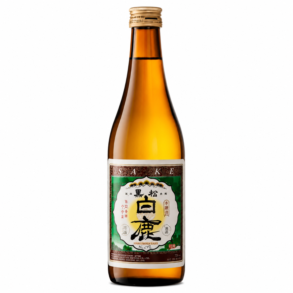 Sake Tokusen Junmai 720ml - Hakushika