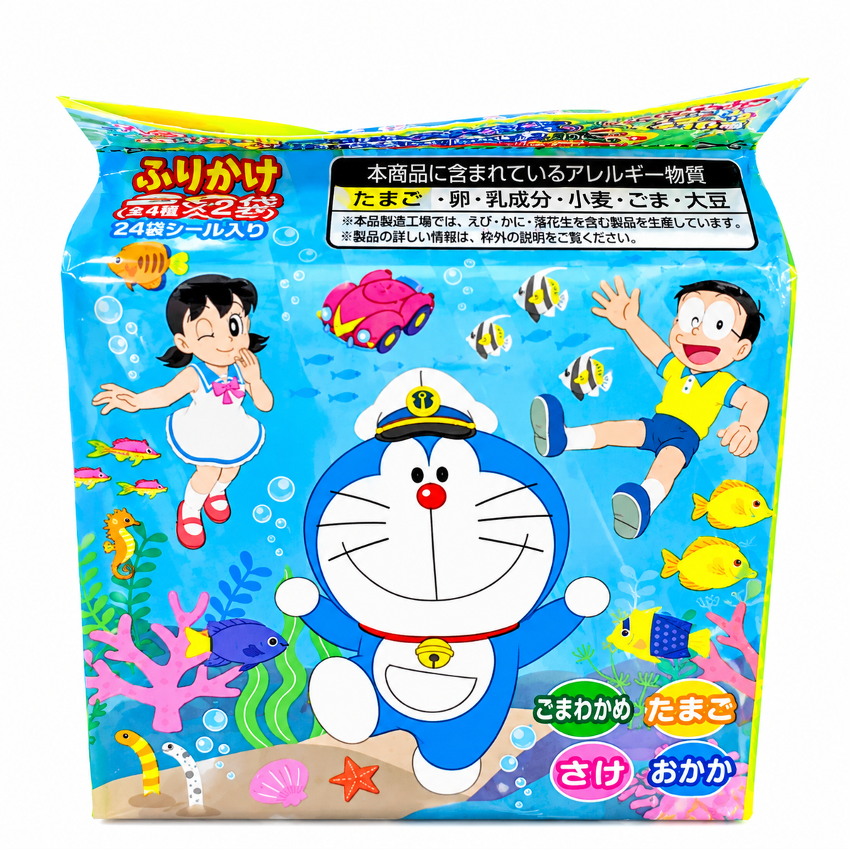 TEMPERO PARA ARROZ FURIKAKE DORAEMON 44G NICHIFURI