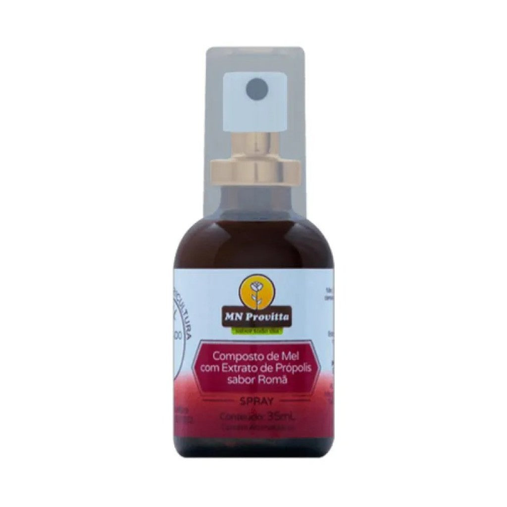 Composto de Mel e Extrato de Própolis sabor Romã 35ml Mn Provitta