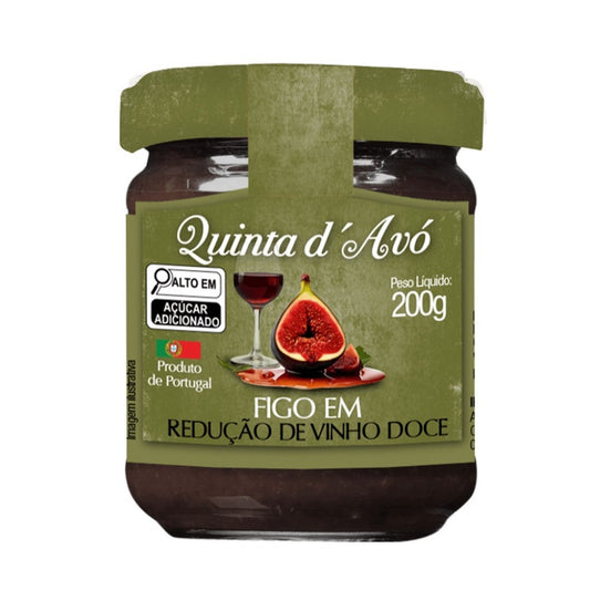 Confit de Figo em Redução de Vinho Doce 200g Quinta d Avó
