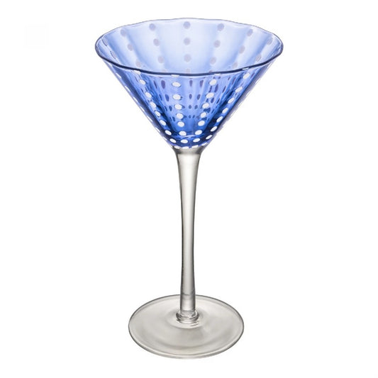 Conjunto 2 Taças Martini Orquídea Azul 220ml Wolff