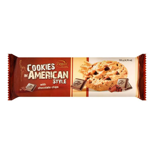 Cookies In American Style Chocolate 135g Bogutti