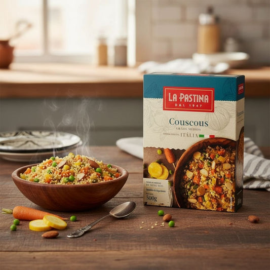 Couscous Grãos Médios 500g La Pastina