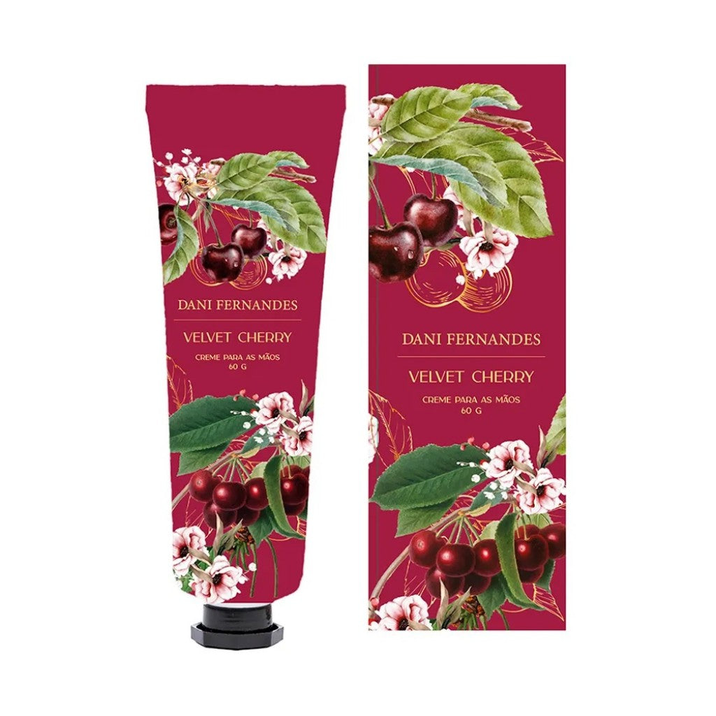 Creme para Mãos Velvet Cherry 60g Dani Fernandes