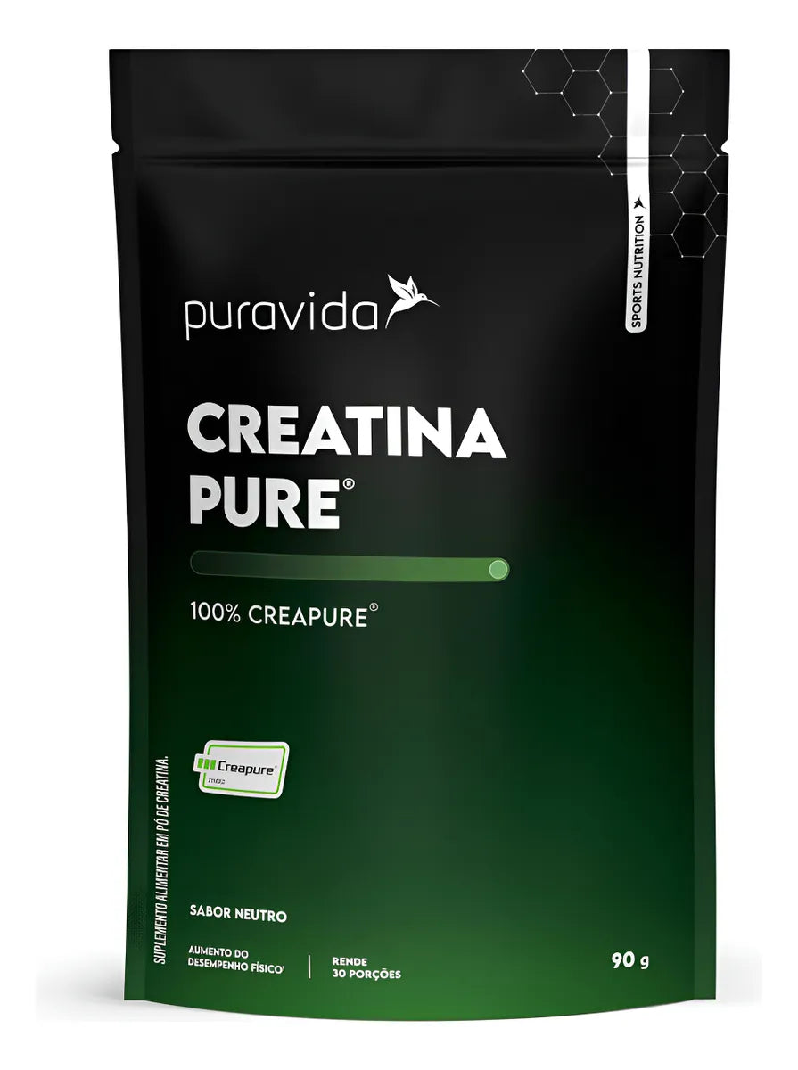 Creatina Pure Sabor Neutro 90g Puravida