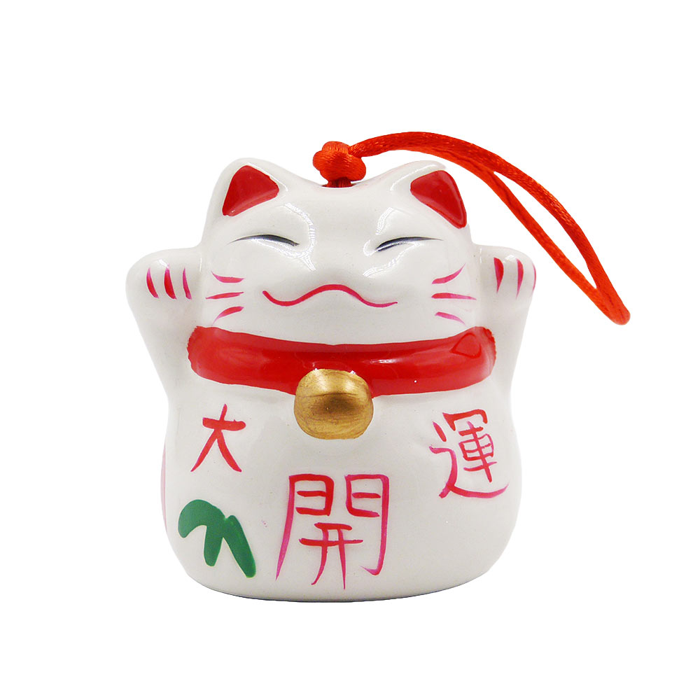 Gato da Sorte para Pendurar 7cm