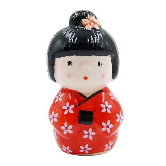 Enfeite de Porcelana Kokeshi Sortida 8,5cm MJAP-08 Martins