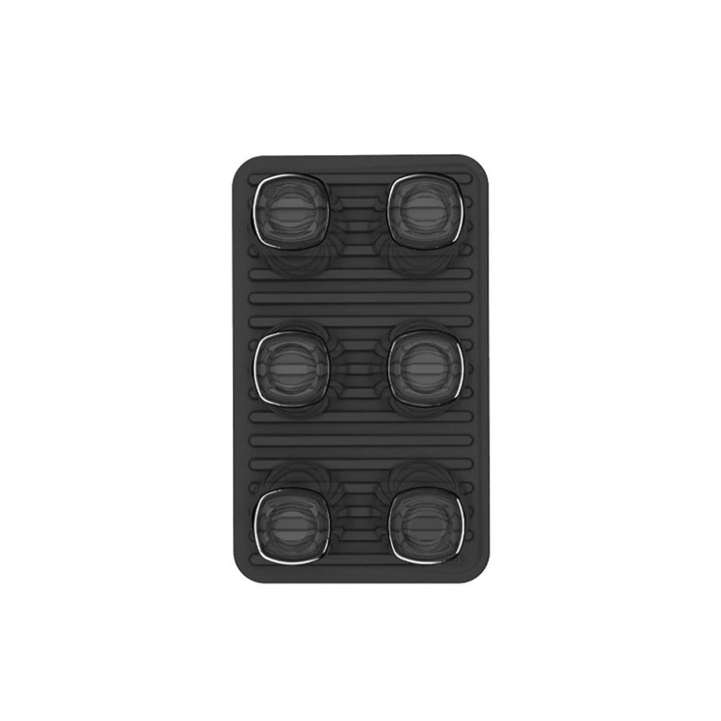 Escorredor de Copos Trium Preto 35x21x1,2cm Ou