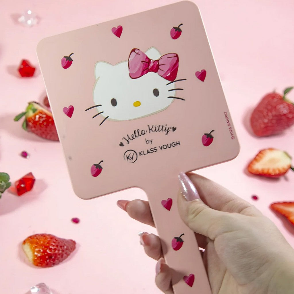 Espelho de Mão Rosa Hello Kitty Klass Vough