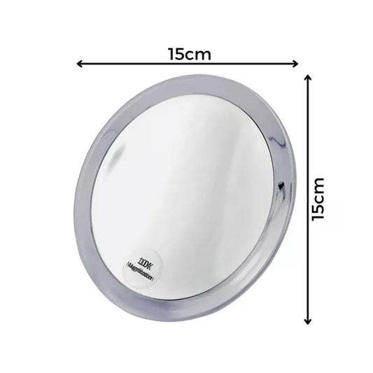 Espelho de Aumento com Ventosas 10x Klass Vough