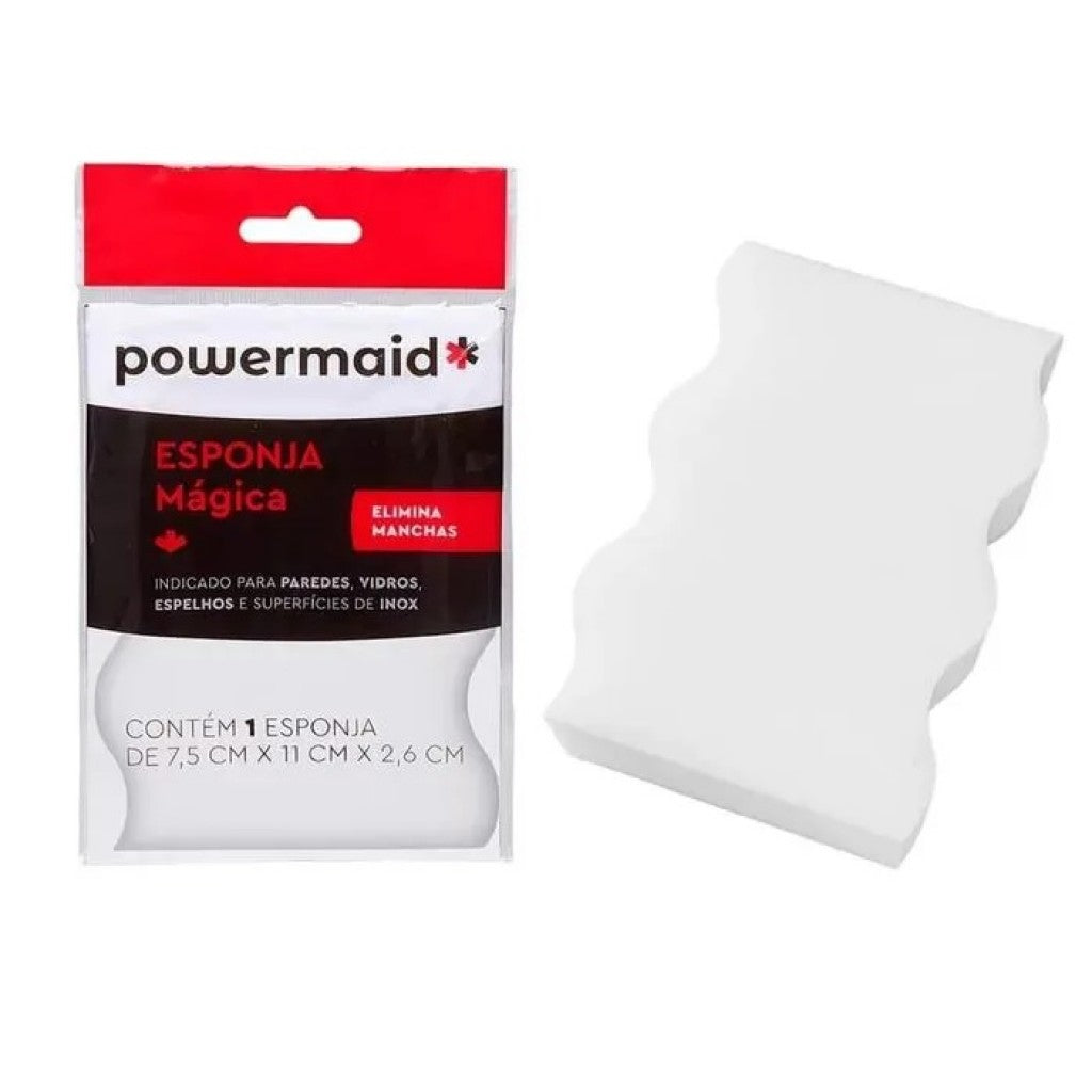 Esponja Magica Melamina Tira Manchas Powermaid