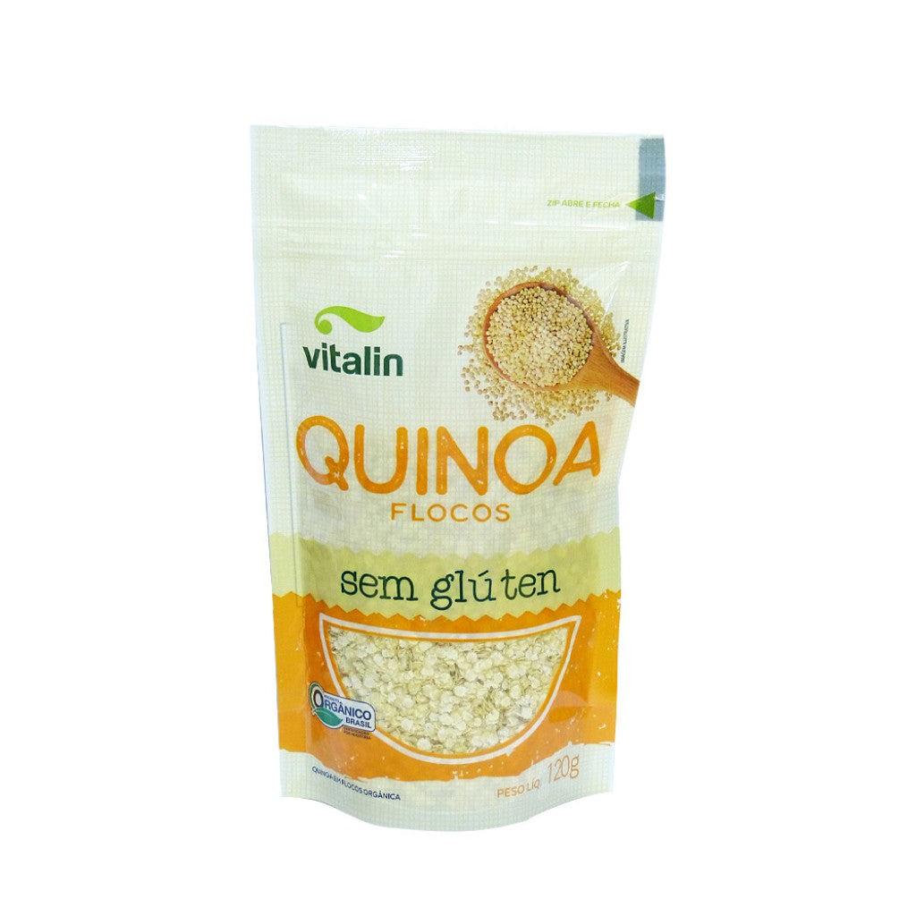 Flocos de Quinoa Orgânica Vitalin Sem Glúten 120g