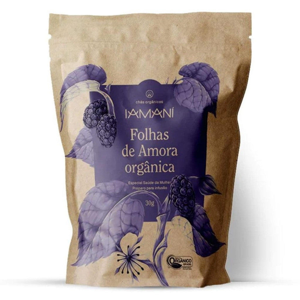 Folhas de Amora Orgânica 30g Iamani