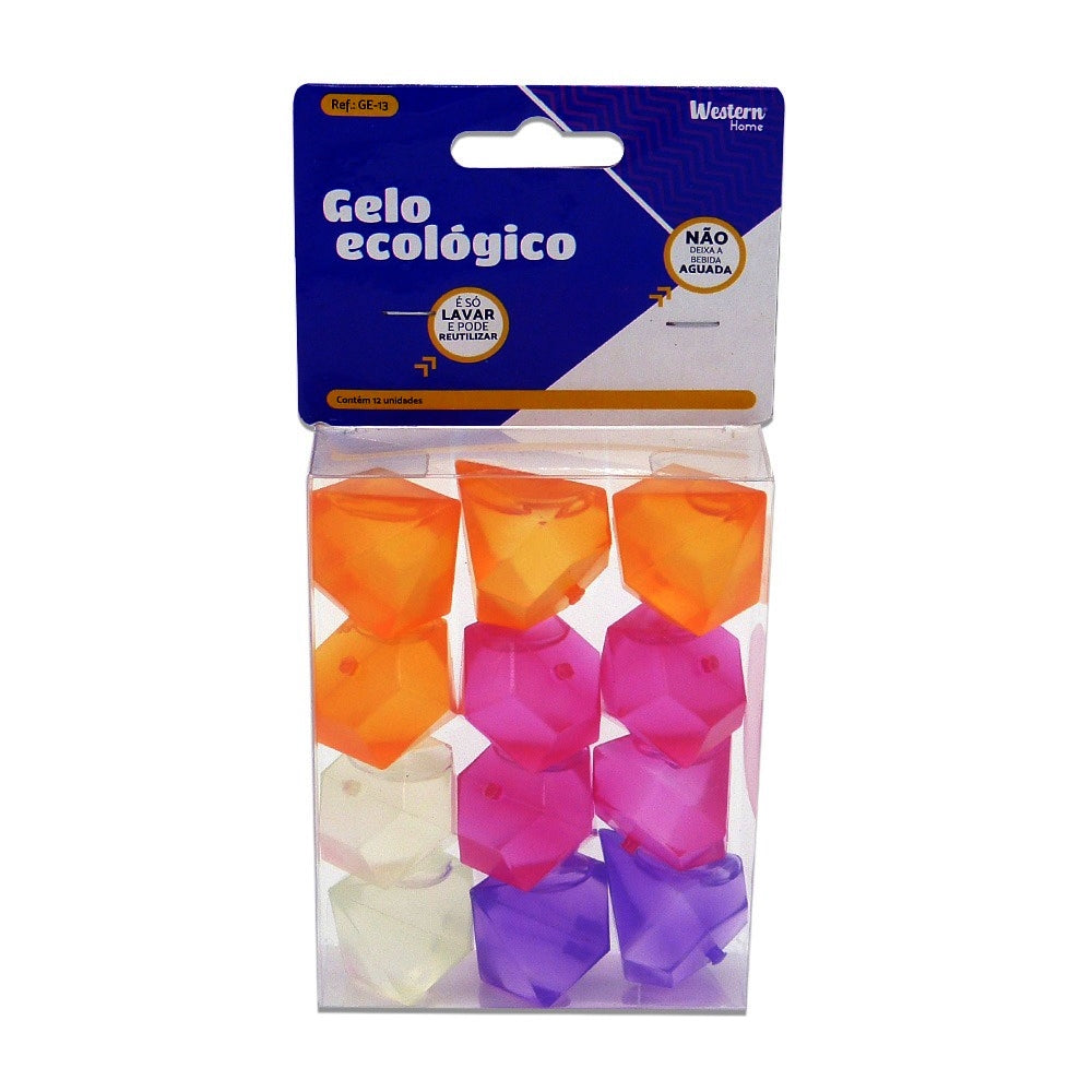 Gelo Retutilizável Diamante com 12un