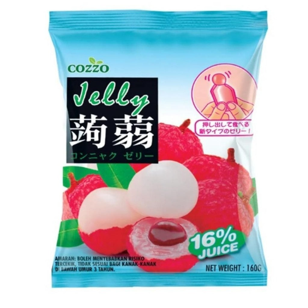 Gelatina Jelly Sabor Lichia 160g Cozzo