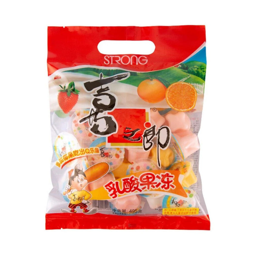 Gelatina Sabor Frutas Mistas com Leite 360g