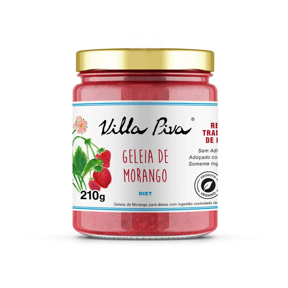 Geleia Diet Morango 210g Villa Piva