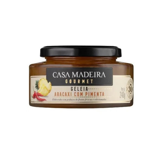 Geleia Gourmet de Abacaxi com Pimenta 240g Casa Madeira