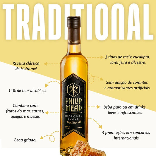 Hidromel Tradicional Suave Philip Mead 500ml