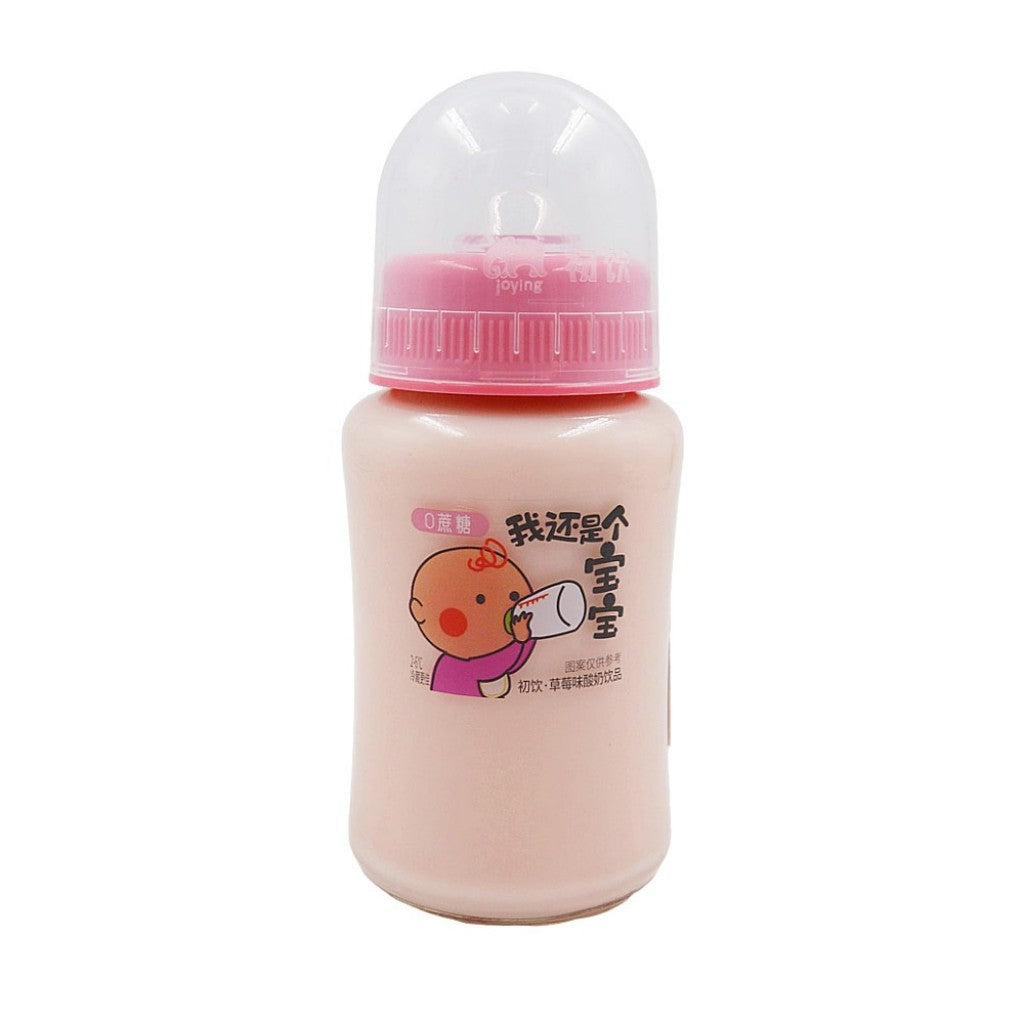 Iogurte em Mamadeira Sabor Morango 230ml Shangdong