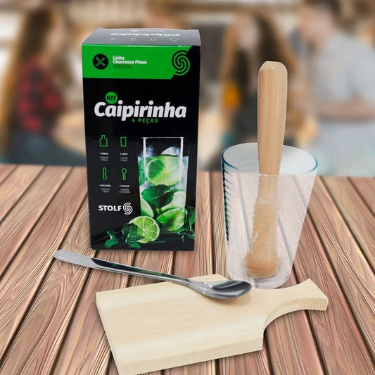 KIT CAIPIRINHA 4 PECAS STOLF