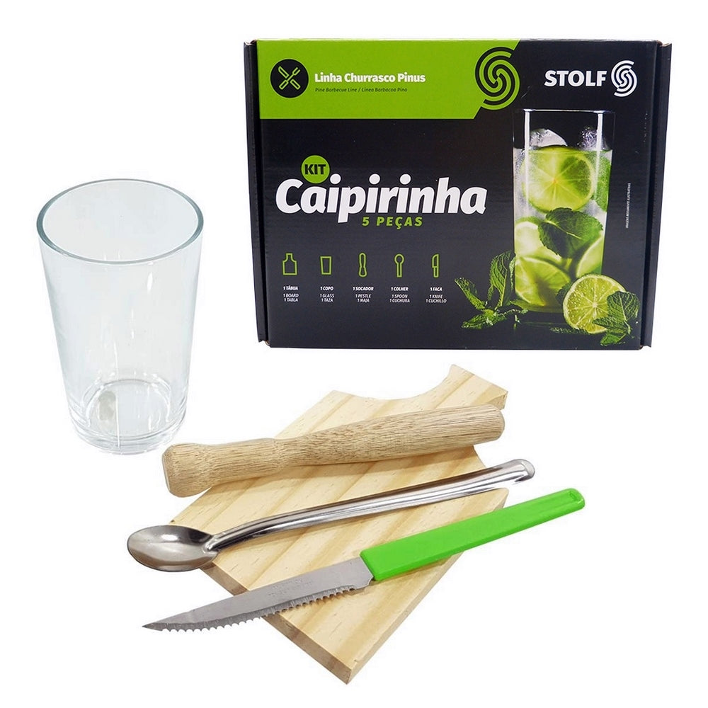 KIT CAIPIRINHA 5 PECAS STOLF