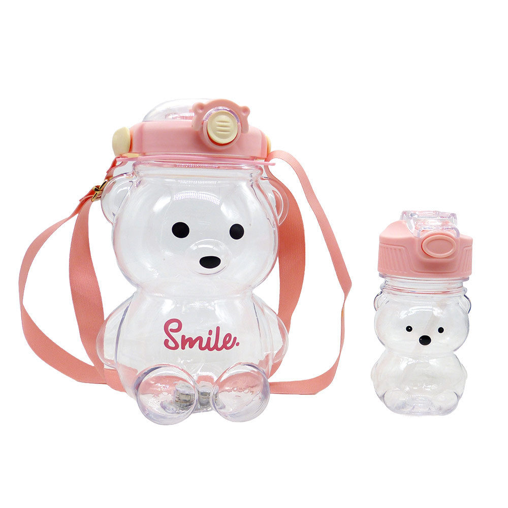 Kit 2 Garrafas Squeeze Urso Wonder