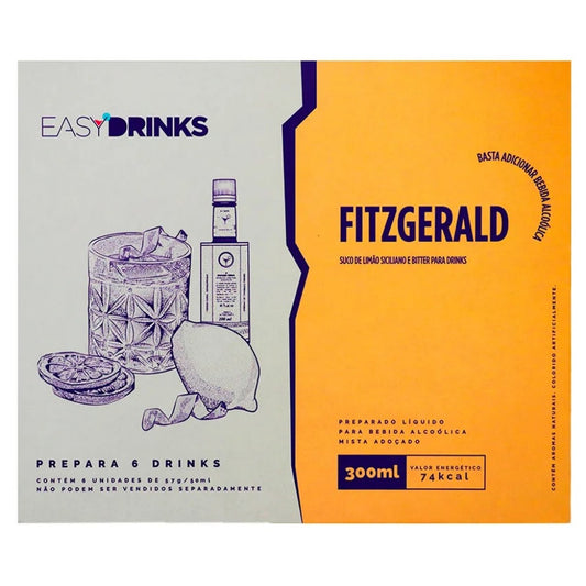 Kit Sache 6un Fitzgerald 300ml Easy Drinks