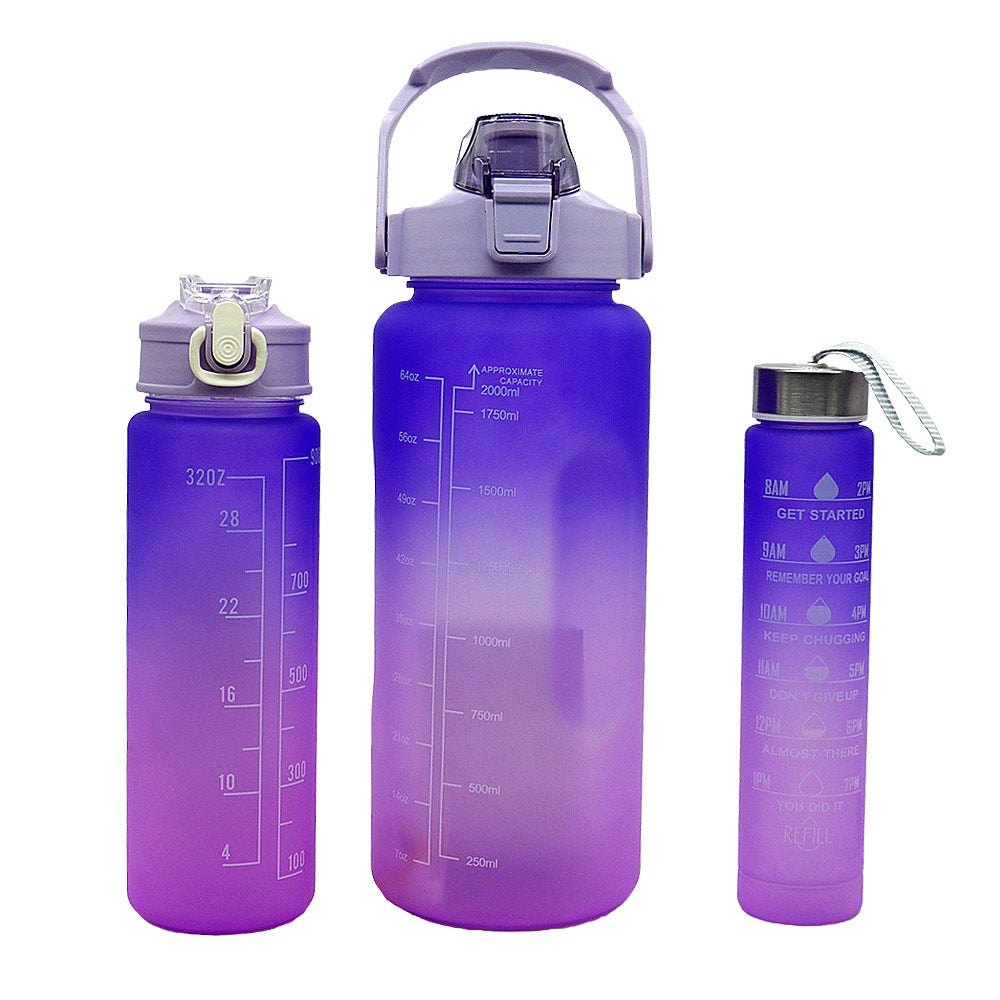 Kit com 3 Garrafas Squeeze