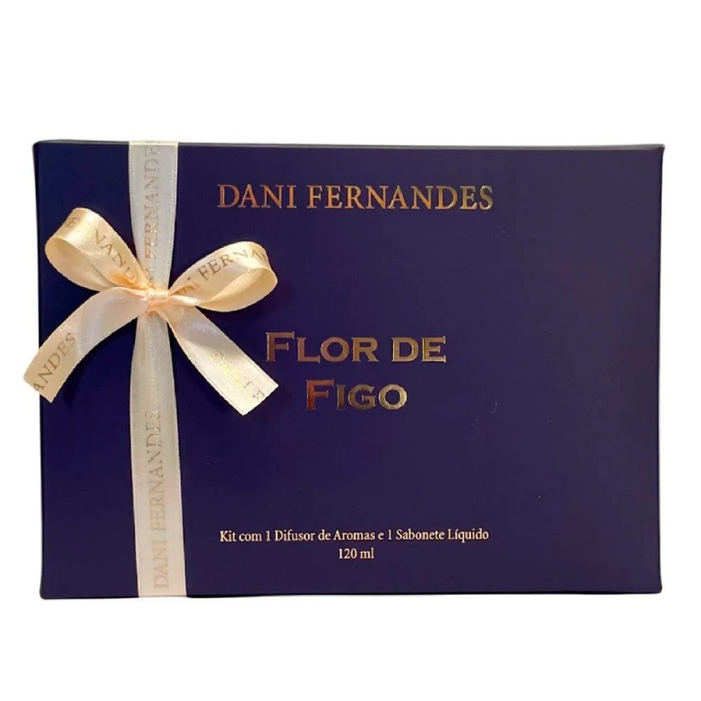 Kit com 1 Difusor de Aromas e 1 Sabonete Líquido Flor de Figo 120ml Dani Fernandes