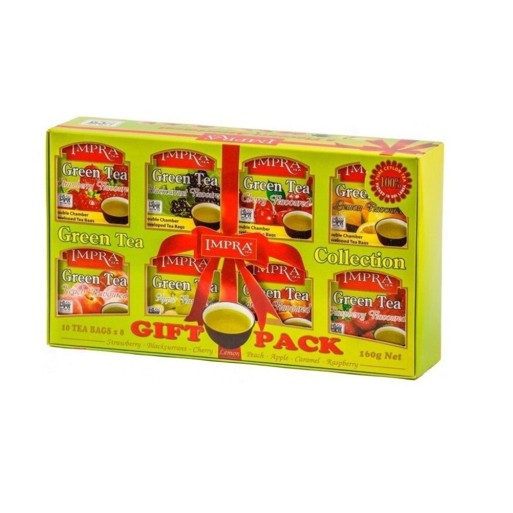 Kit de 8 Chás Verdes Sortidos 160g Impra