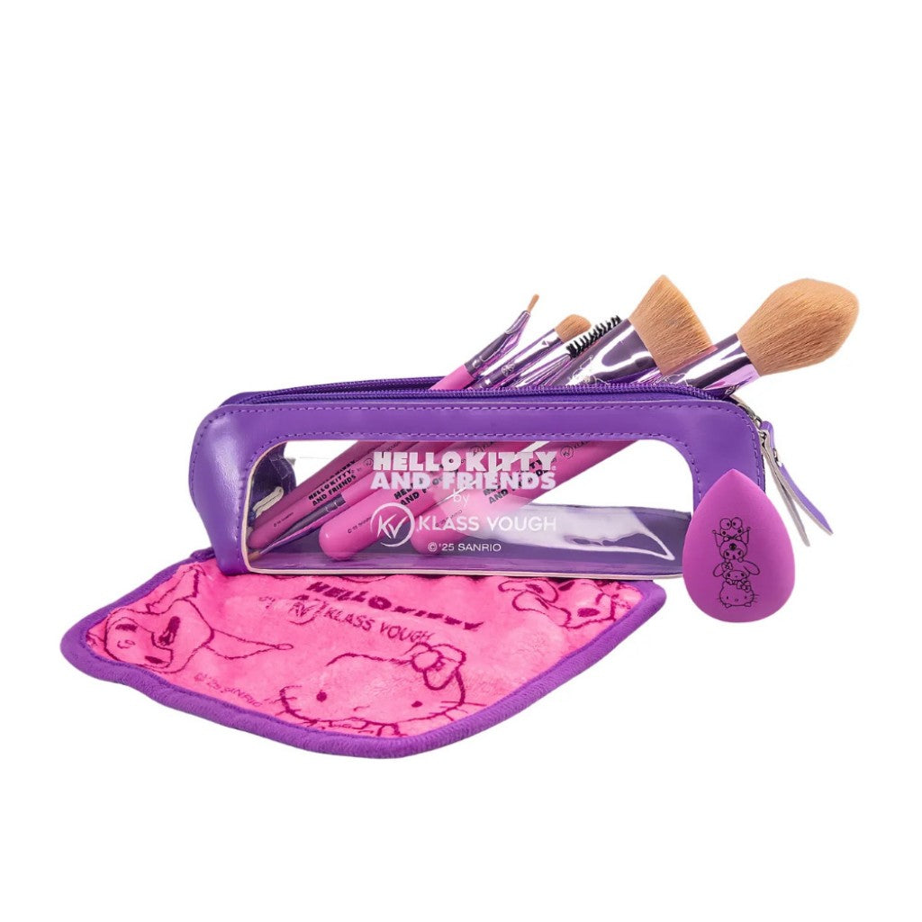 Kit de Pincéis e Acessórios Delicate Beauty Hello Kitty And Friends Klass Vough