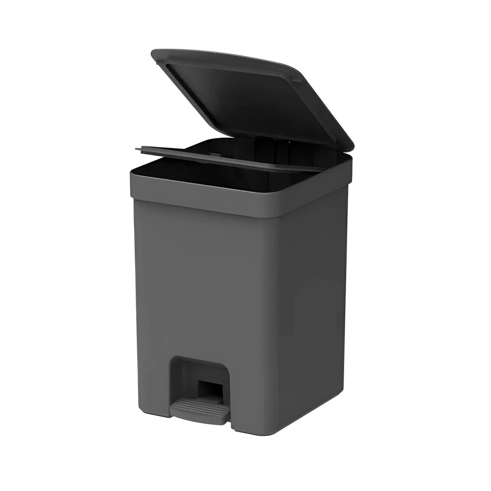 LIXEIRA COM PEDAL TRIUM CHUMBO 12L OU