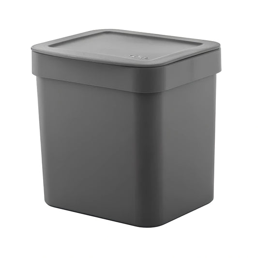 Lixeira para pia de cozinha Trium Chumbo 4,7l Ou