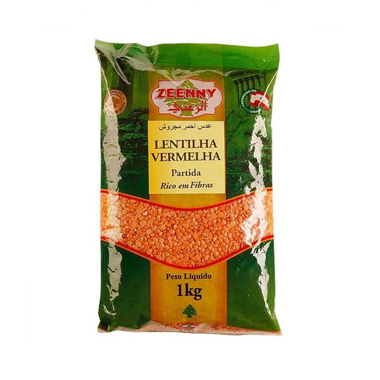 Lentilha Vermelha Inteira 1kg - Zeenny