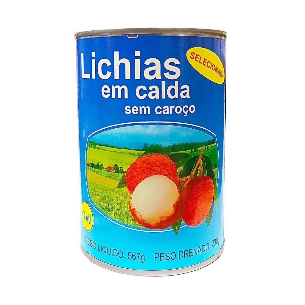Lichia em Calda Premium sem Caroço 567g Gw