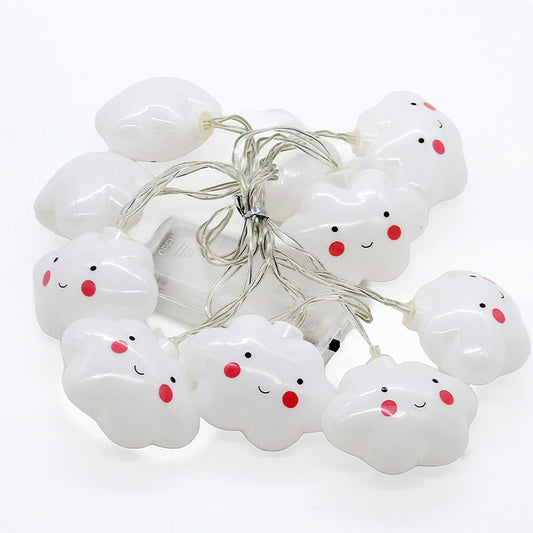 Luminária Infantil Varal de Luz Nuvem Wonder