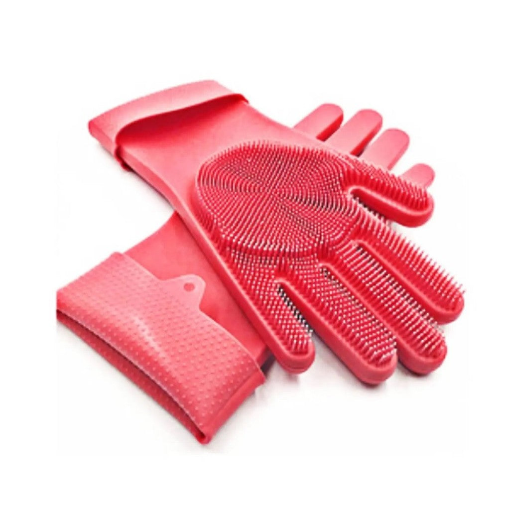 Luva Esponja de Silicone 1 Par