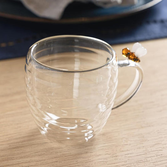 Conjunto 2 Xícaras de Chá Lyor Lovely Bee 180ml